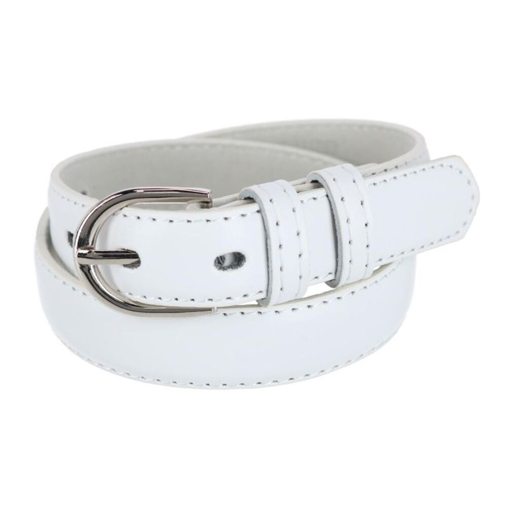 CTM Kid's Leather 1 inch Basic Dress Belt